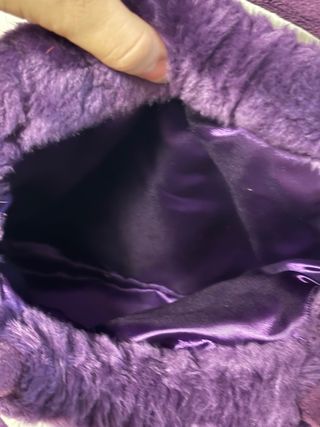 Bolso Harrods Morado Peluche