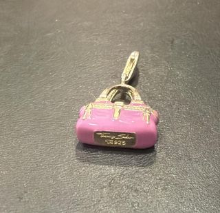 Colgante Bolso Thomas Sabo Plata y Esmalte morado 