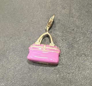 Colgante Bolso Thomas Sabo Plata y Esmalte morado 