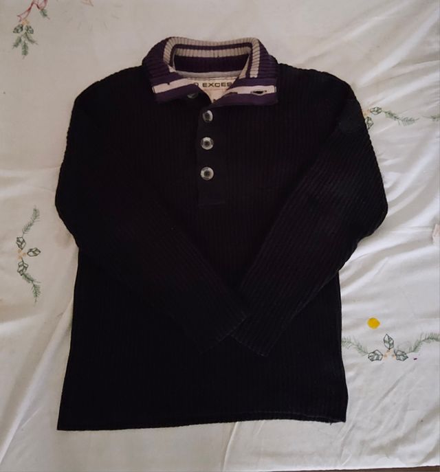 Jersey Negro Invierno Talla M como nuevo