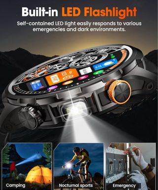 Reloj Inteligente Hombre Negro
