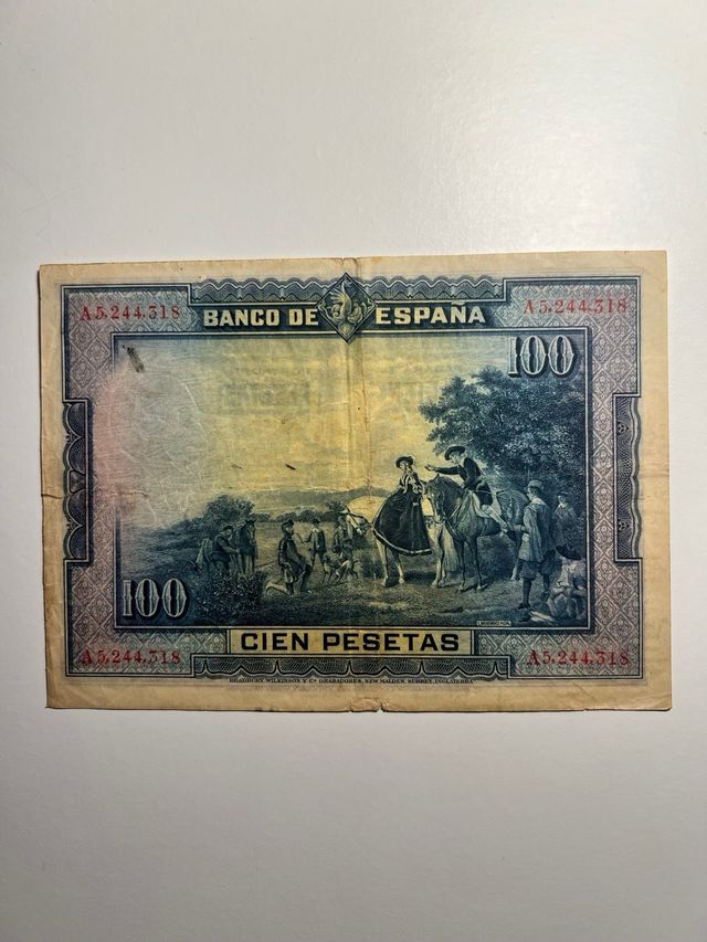 100 pesetas 1928 Banco de España