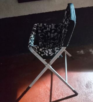 Trona portátil plegable