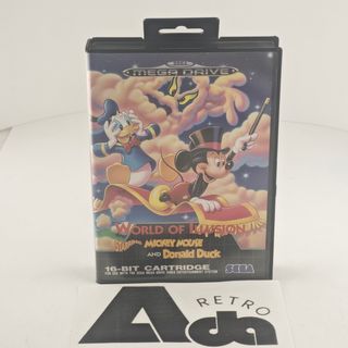 ERRORE DI STAMPA SEGA MEGA DRIVE WORLD of ILLUSION