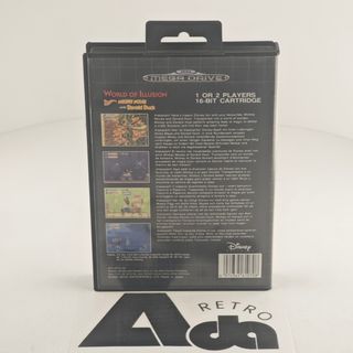 ERRORE DI STAMPA SEGA MEGA DRIVE WORLD of ILLUSION