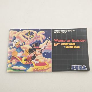 ERRORE DI STAMPA SEGA MEGA DRIVE WORLD of ILLUSION