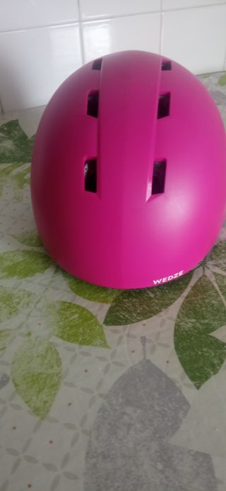 Casco de esquí rosa Wedze para niña