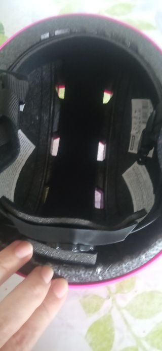 Casco de esquí rosa Wedze para niña