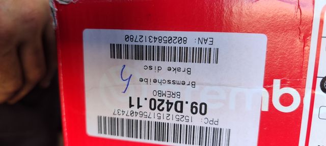 Discos de Freno Brembo Nuevos