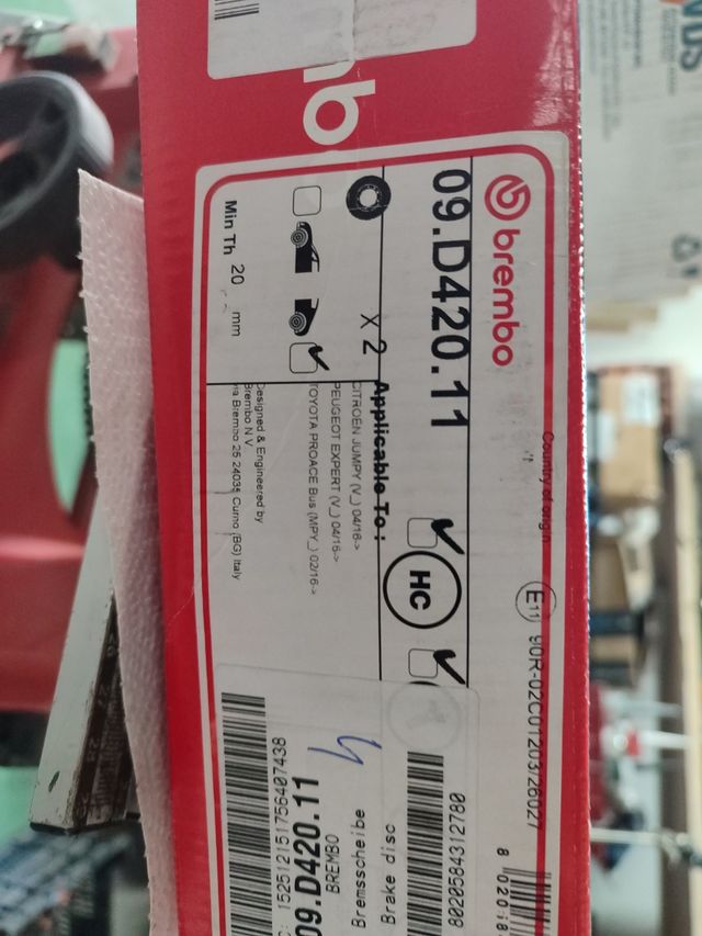 Discos de Freno Brembo Nuevos