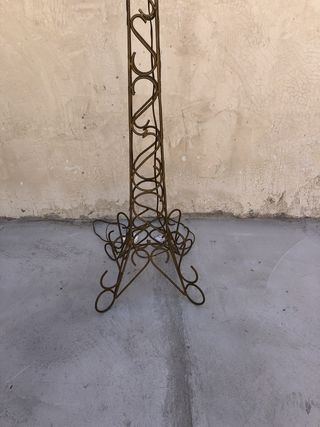 Lámpara de Pie Dorada Vintage Estilo Eiffel