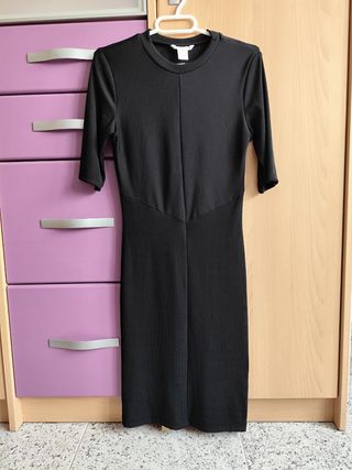 Vestido Negro H&M