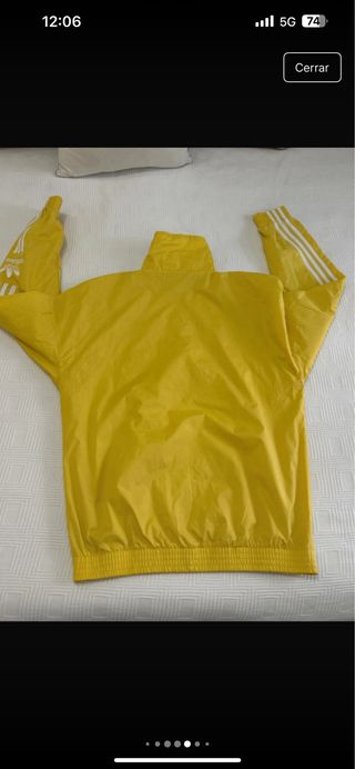 Chubasquero Adidas Amarillo Original Impermeable
