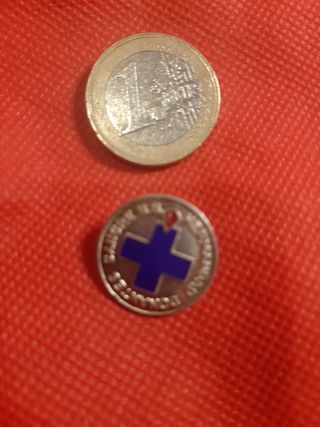 Insignia Hermandad Donantes de Sangre Plata