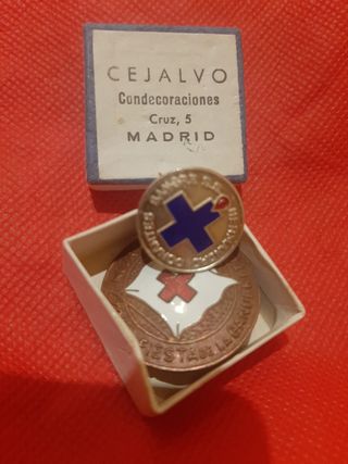 Insignia Hermandad Donantes de Sangre Plata