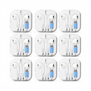 Lote 9 Auriculares con Cable Lightning Compatible