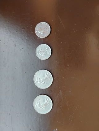 Vendo monedas francesas