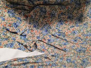 Vestido floral manga larga