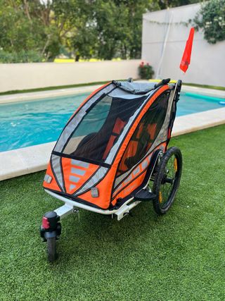 Remolque bici para niñx.