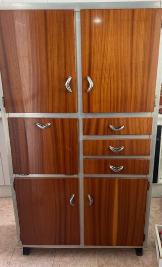 Alacena Vintage Madera y Metal