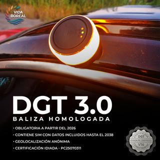 Baliza/Luz de Emergencia V16 Homologada 2026 LED