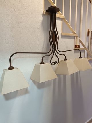 Lámpara de techo clásica 4 luces