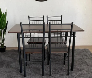 SET COMEDOR + 4 SILLAS. ENVÍO GRATIS.