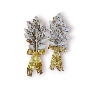 Par Palmito Dourado - Arranjos Florais