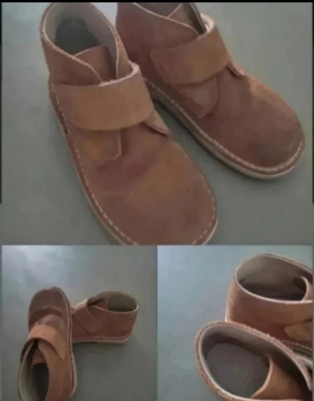 Botas de piel para niño talla 30