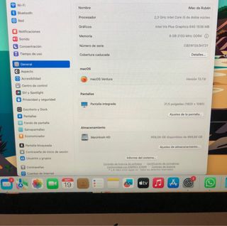 Imac Apple con Teclado y Ratón Originales