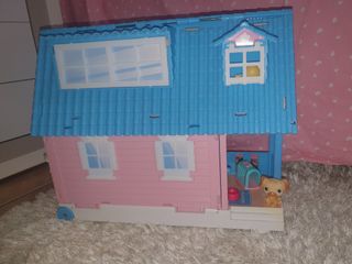Casa de muñecas rosa y azul amimichi 