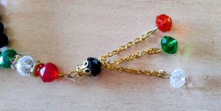 Tasbih rosario 33 cuentas bandera Palestina