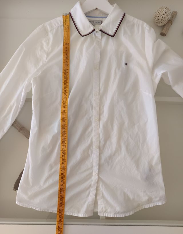 Camisa Tommy Hilfiger Niña Blanca Talla 164
