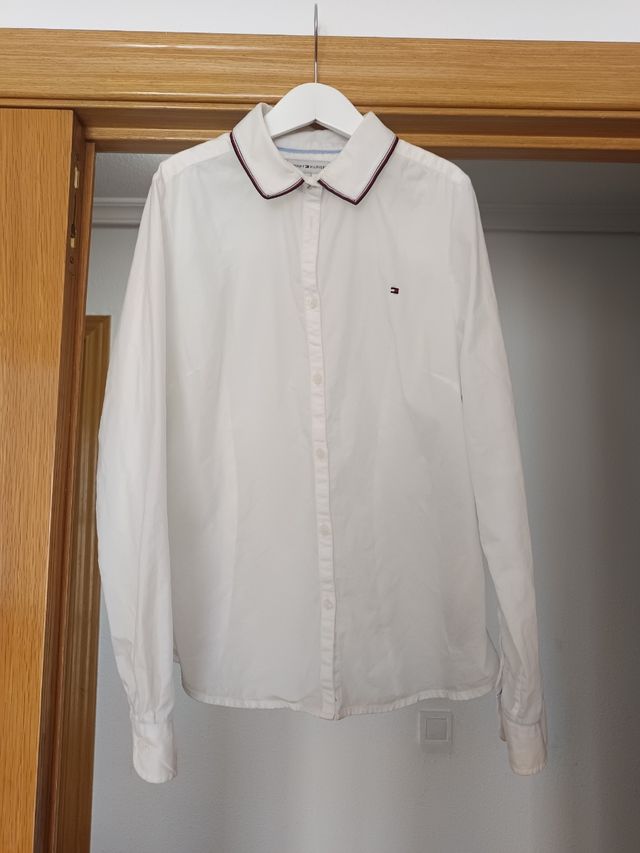 Camisa Tommy Hilfiger Niña Blanca Talla 164