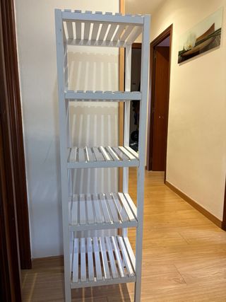 Estantería Ikea Muskan Madera Blanca