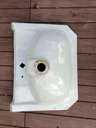 Lote de picas lavamanos antiguas de baño