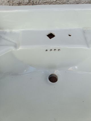 Lote de picas lavamanos antiguas de baño