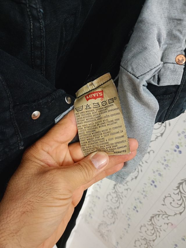 Pantalón Levi's 501 Negro Talla 32x36