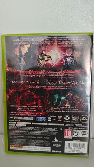 Shadows of the Damned Xbox 360 Pal ESP