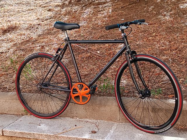Bicicleta Fixie Negra