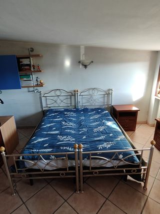 2 ringhiere per letti singoli in argento