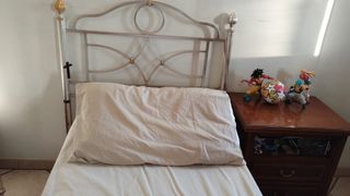 2 ringhiere per letti singoli in argento