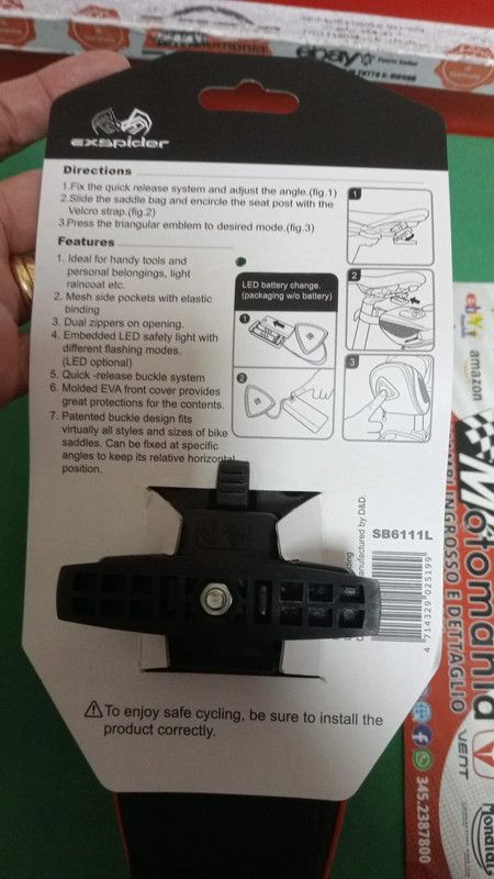 Borsellino porta attrezzi Exspider nero