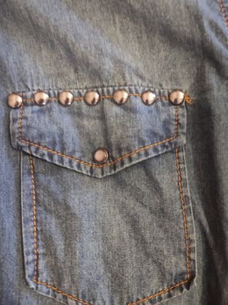 Camicia Y TWO JEANS Denim Uomo XL