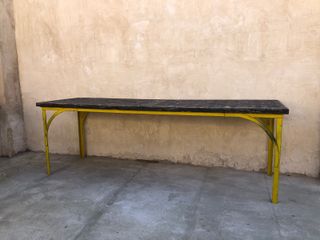 Mesa Taller Industrial Madera y Metal