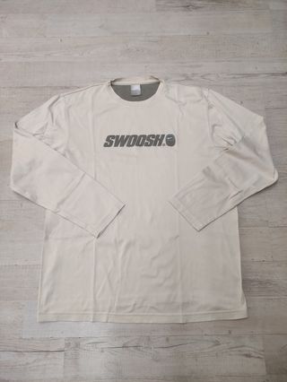 Felpa Nike Swoosh Beige Uomo