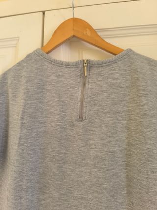 Camisón gris con estampado Black Coffee