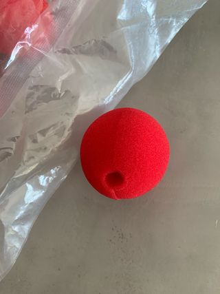 50 nuovi nasi da clown rossi in schiuma