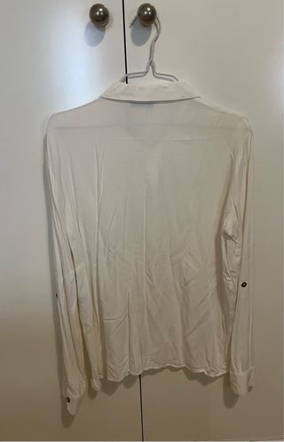 Pack 2 Camisas Stradivarius Blanca y Rosa Talla S