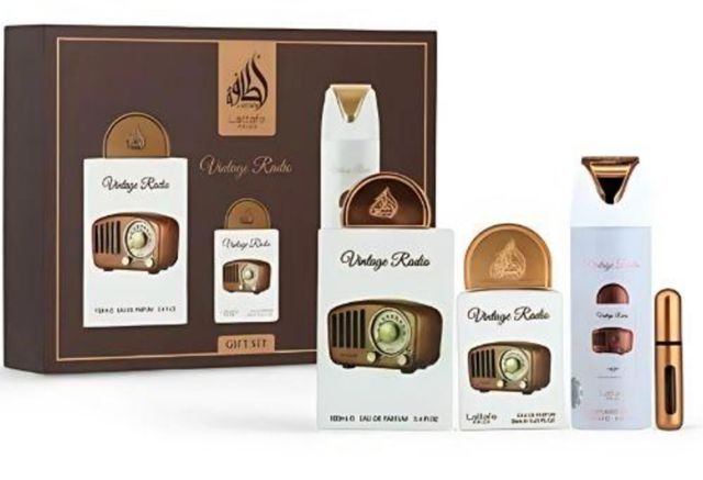 Vintage Radio Lattafa Set giftset